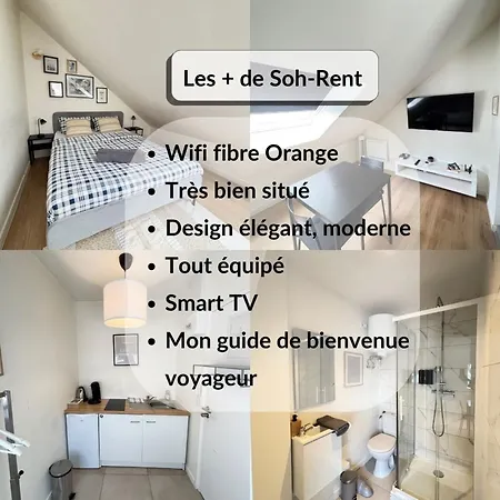 Soh Rent 3 Tv-wifi Proche Gare
